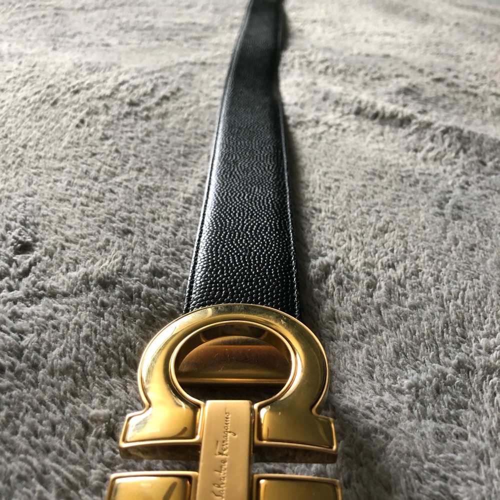 Ferragamo reversible belt black/brown - Picture 2 of 7